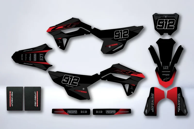 Kit Déco HONDA CRF 250 2022-2024 & CRF 450 2021-2024 - FALNYX