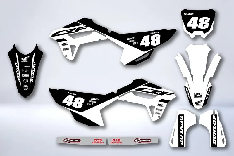 Kit Déco HONDA CRF 250 2022-2024 & CRF 450 2021-2024 - DELNOX