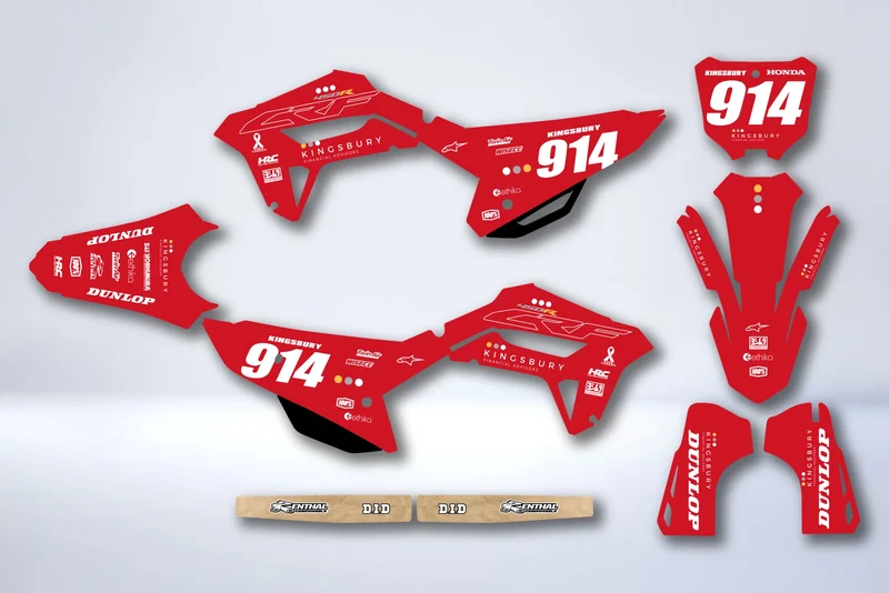 Kit Déco HONDA CRF 250 2022-2024 & CRF 450 2021-2024 - DELZOR