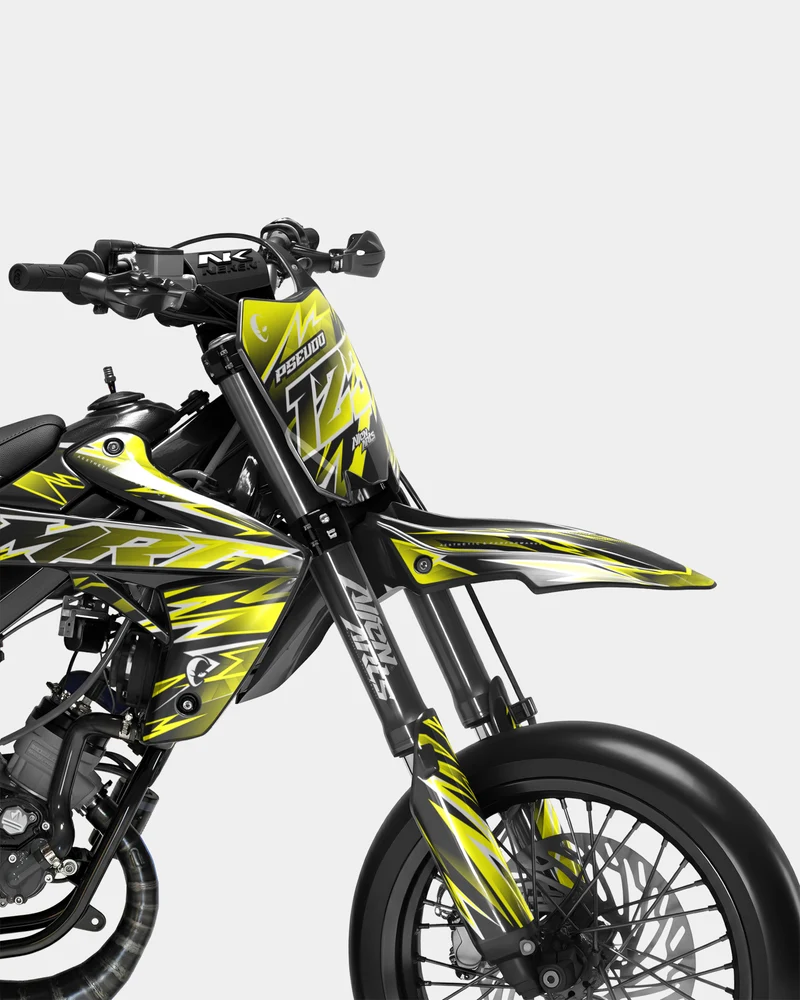 CIEL - Kit deco RIEJU 50cc - Jaune