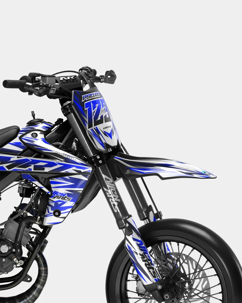 FIKA - Kit deco RIEJU 50cc - Bleu Foncé