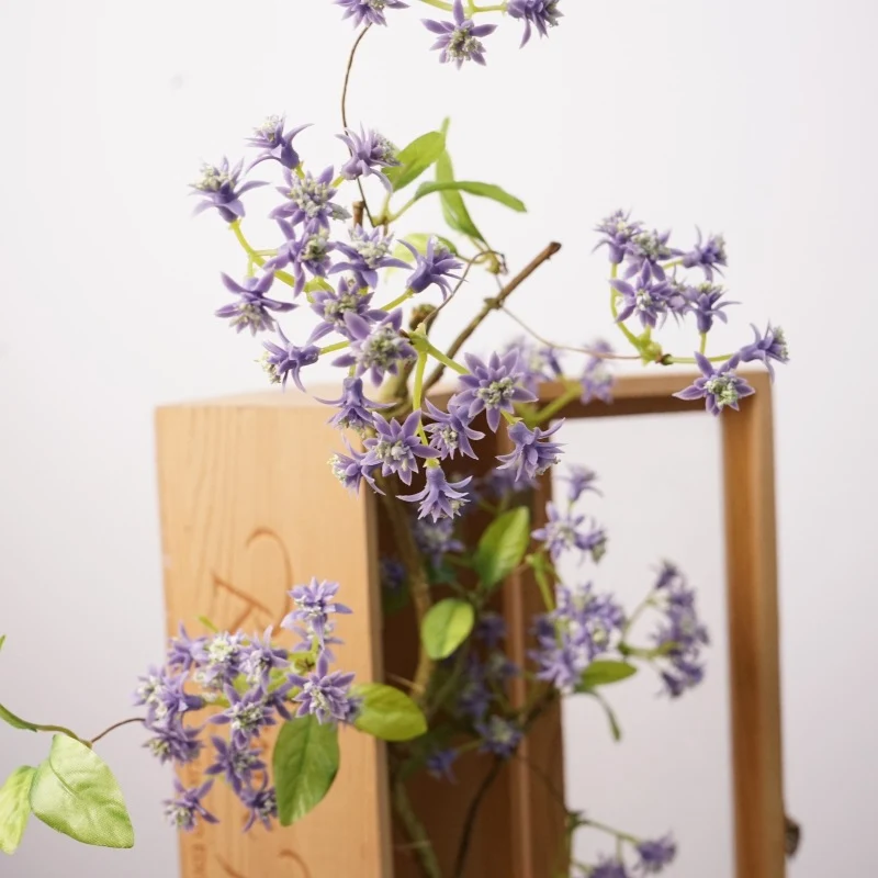 Künstliche Wildblume, 59 cm, realistische Optik, herbstliche Farben, perfekt für Hochzeiten, Cafés, Einzelhandel, Wohnzimmerdekoration