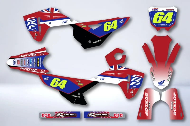 Kit Déco HONDA CRF 250 & CRF 450 2025-2026 - GRAZIX