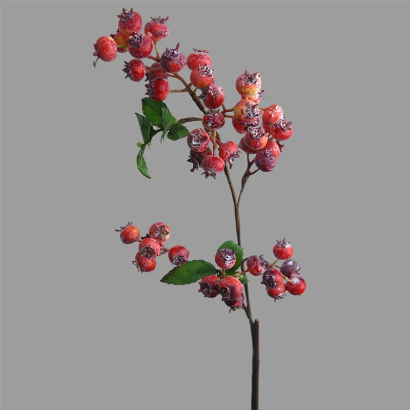 54 cm Künstliche Blaubeeren, Realistische Deko für Wohnzimmer, Hochzeitsdekoration, Fotografie-Requisiten, Ganzjahresdekoration