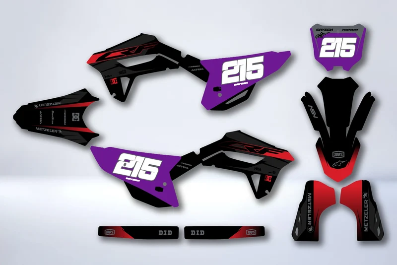 Kit Déco HONDA CRF 250 2022-2024 & CRF 450 2021-2024 - BORSYN