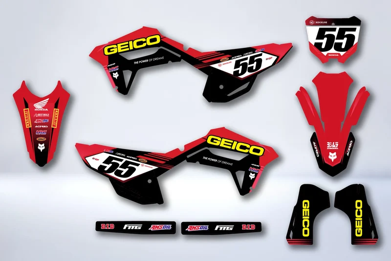 Kit Déco HONDA CRF 250 2022-2024 & CRF 450 2021-2024 - KENDOR