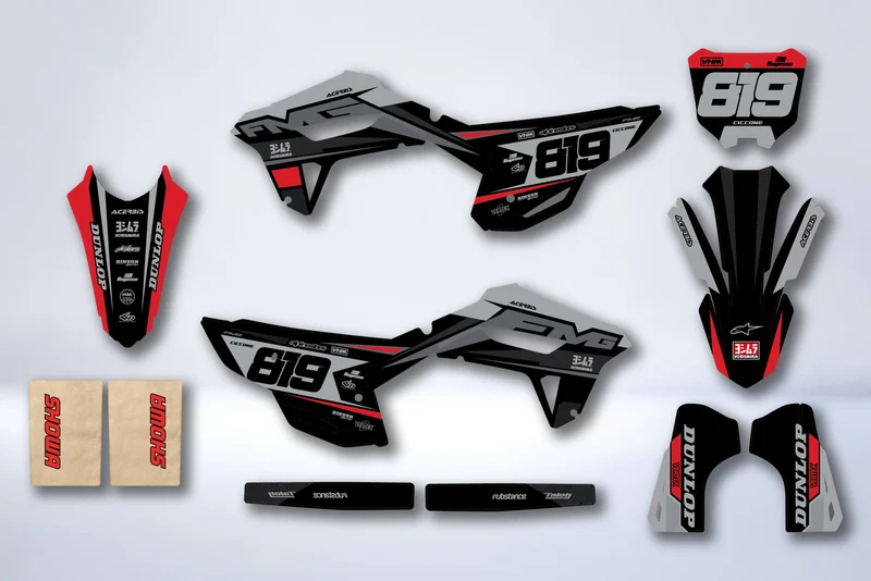 Kit Déco HONDA CRF 250 2022-2024 & CRF 450 2021-2024 - DELMOS