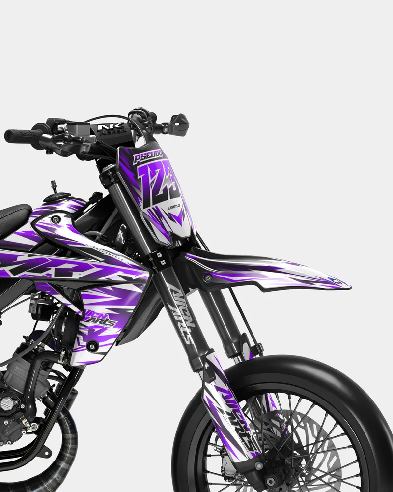 FIKA - Kit deco RIEJU 50cc - Violet