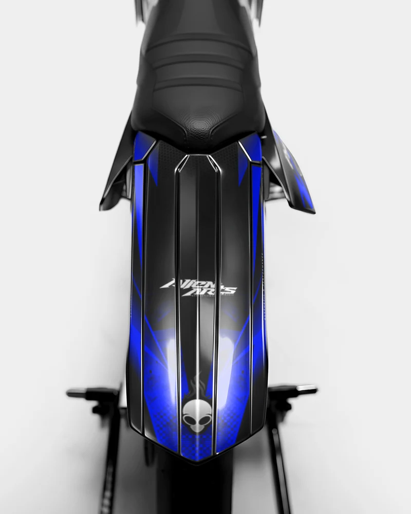 LISSE - Kit deco RIEJU 50cc - Bleu Foncé