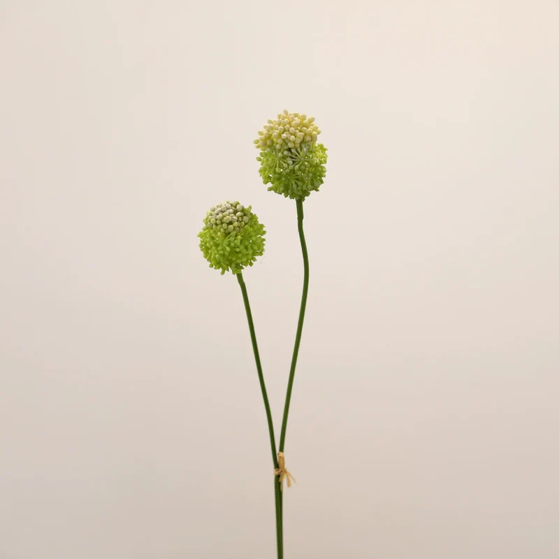 Allium Kunstblume 2er Set, 70cm Zierlauch Stiel, Naturgetreue Pusteblume, Hochwertige Kunstpflanze für Vase, Hochzeit, Floristik & Deko