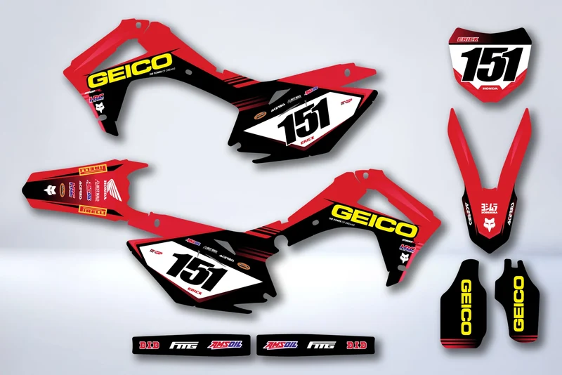 Kit Déco HONDA CRF 250-450 2013-2016 - ZAKSYN