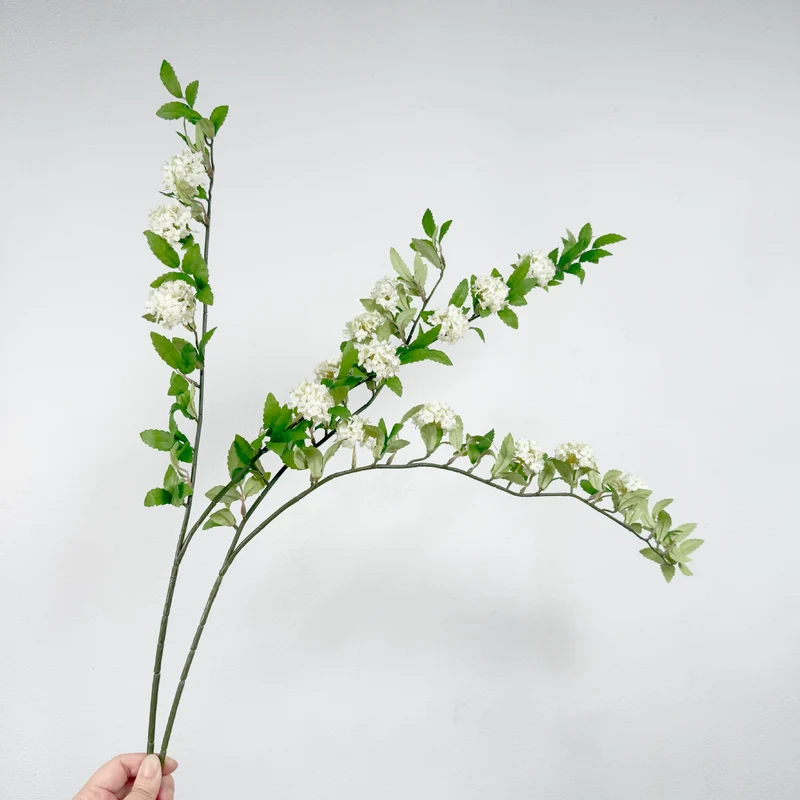 2er Set Kunstblumen Hydrangea, 90 cm, realistisch, ideal für Hochzeiten, Dekoration, Vasen, langlebig, pflegeleicht