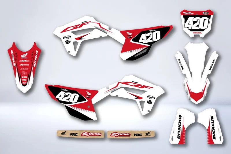 Kit Déco HONDA CRF 250 2022-2024 & CRF 450 2021-2024 - VALKOR