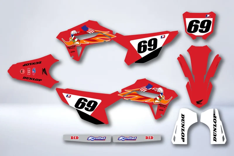 Kit Déco HONDA CRF 250 2022-2024 & CRF 450 2021-2024 - PALDOR