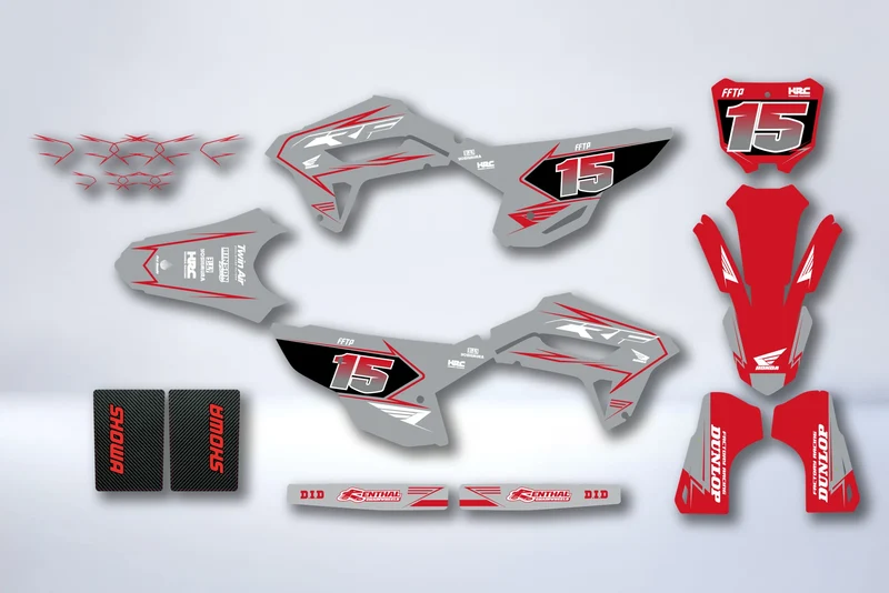 Kit Déco HONDA CRF 250 2022-2024 & CRF 450 2021-2024 - HELXIS