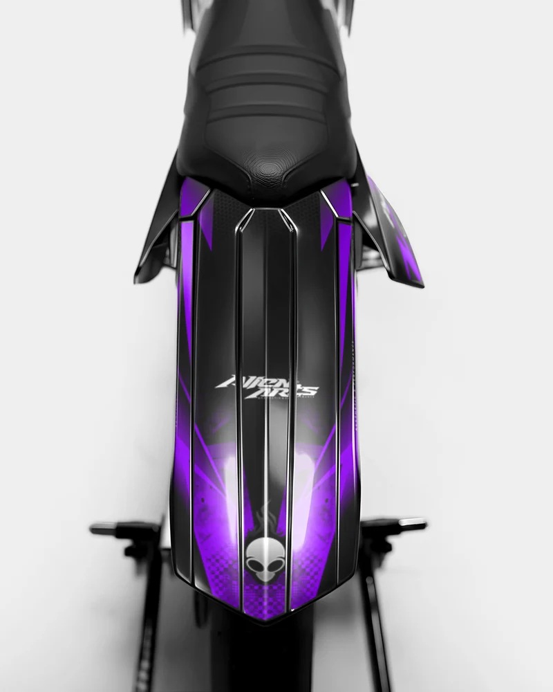 LISSE - Kit deco RIEJU 50cc - Violet
