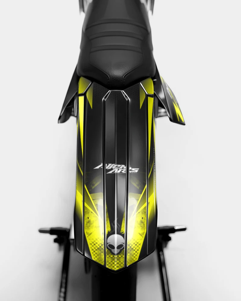 LISSE - Kit deco RIEJU 50cc - Jaune