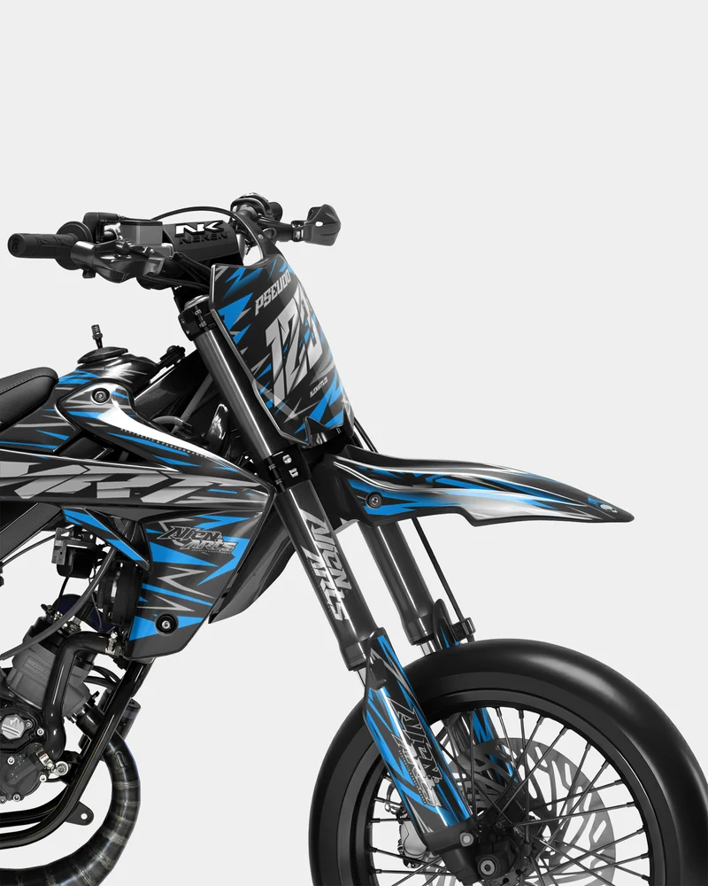 LUEUR - Kit deco RIEJU 50cc - Bleu