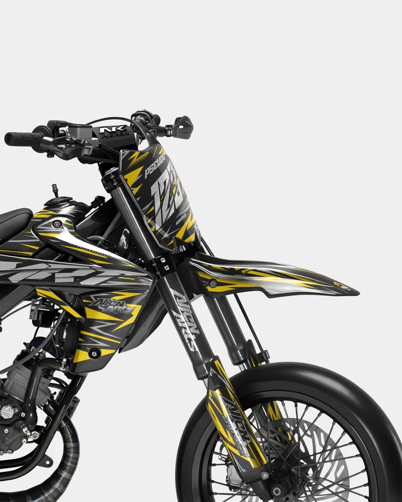 LUEUR - Kit deco RIEJU 50cc - Jaune Foncé