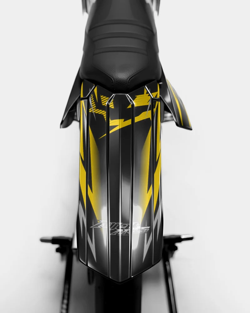 LUEUR - Kit deco RIEJU 50cc - Jaune Foncé