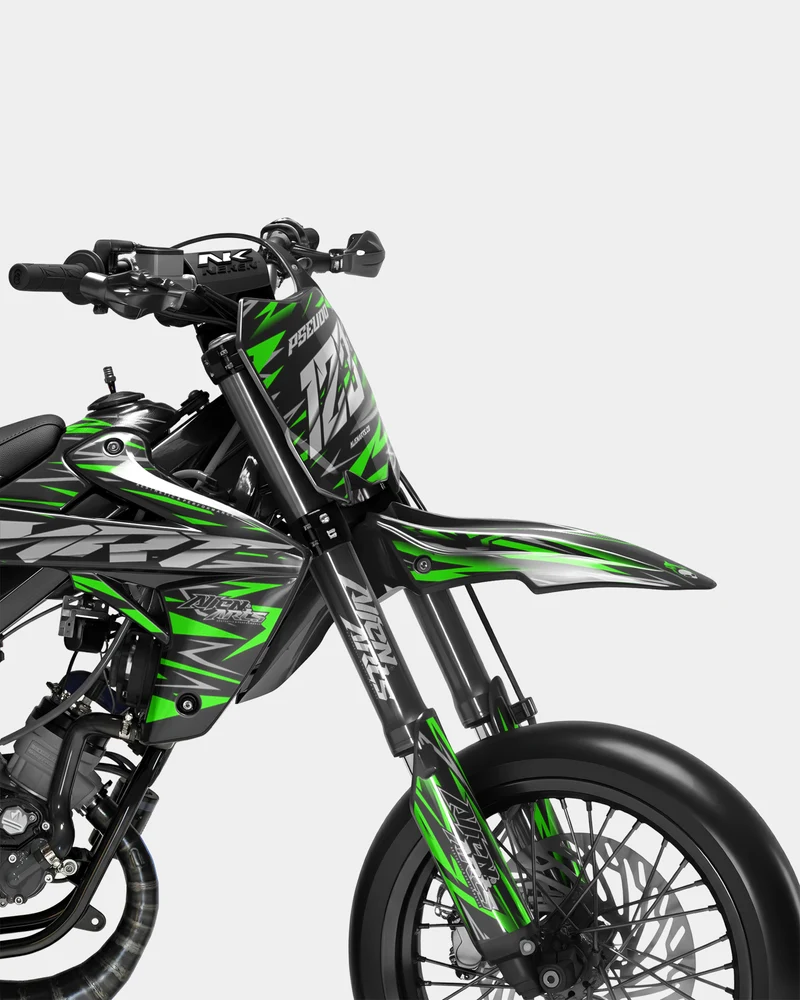 LUEUR - Kit deco RIEJU 50cc - Vert