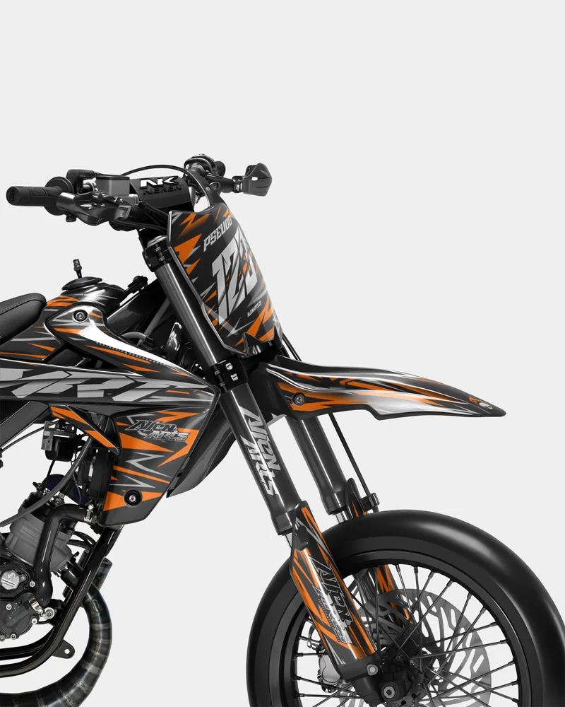 LUEUR - Kit deco RIEJU 50cc - Orange