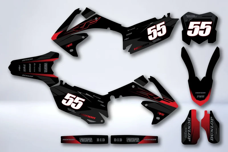 Kit Déco HONDA CRF 250-450 (2009-2012) - GLASAR