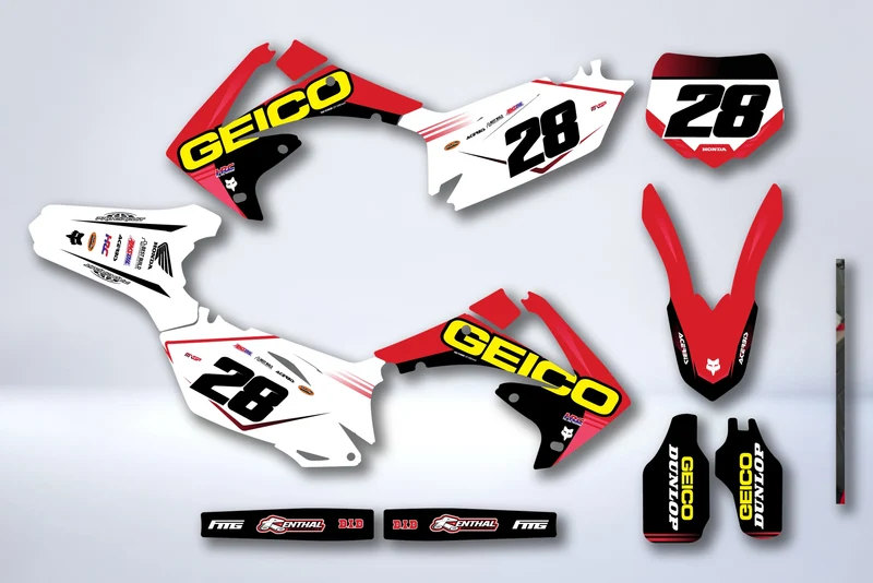 Kit Déco HONDA CRF 250-450 (2009-2012) - WARTON
