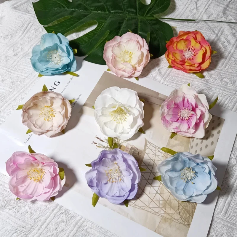 Künstliche Camellia Blüten, 6cm, realistisch, ideal für Hochzeiten, DIY Dekoration, Geschenkschachteln, Floristen, Eventplaner