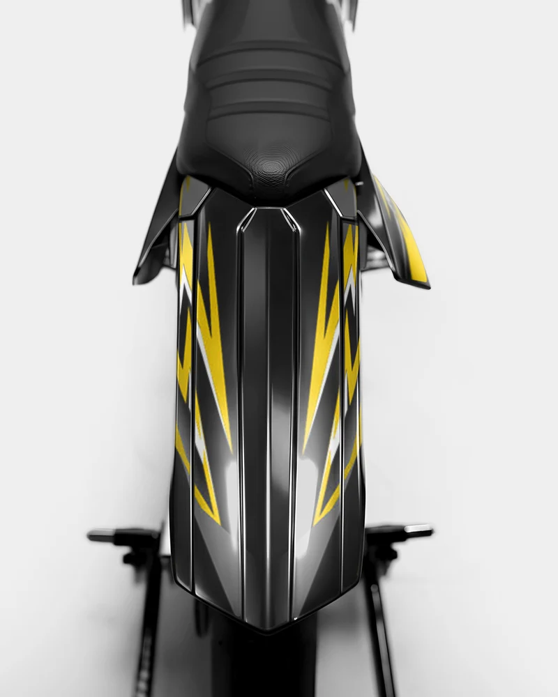 SENSO - Kit deco RIEJU 50cc - Jaune Foncé