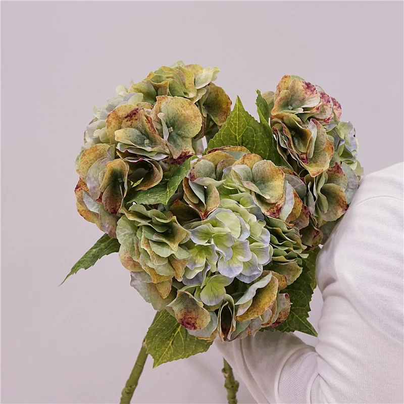 Real-Touch Hortensie, 20" hoch, 9" Durchmesser, perfekte Deko für Hochzeiten, Cafés, Einzelhandel, langlebig und pflegeleicht