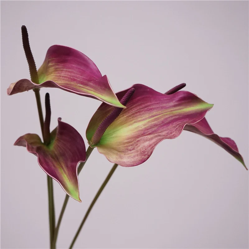 Hochwertige 72 cm große, realistische rote Flamingoblume aus Softgummi, ideal für Hochzeiten, Veranstaltungen, Innendekoration, langlebig und pflegeleicht