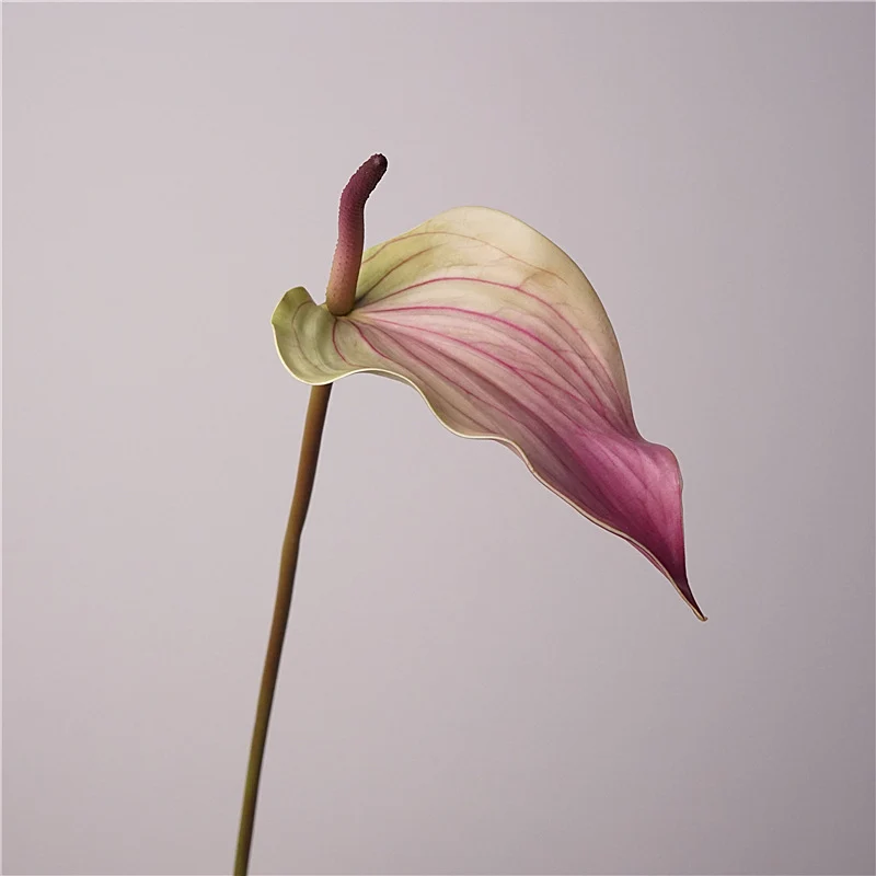 Hochwertige 72 cm große, realistische rote Flamingoblume aus Softgummi, ideal für Hochzeiten, Veranstaltungen, Innendekoration, langlebig und pflegeleicht