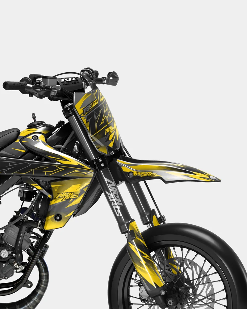 ZÉPHYR - Kit deco RIEJU 50cc - Jaune Foncé