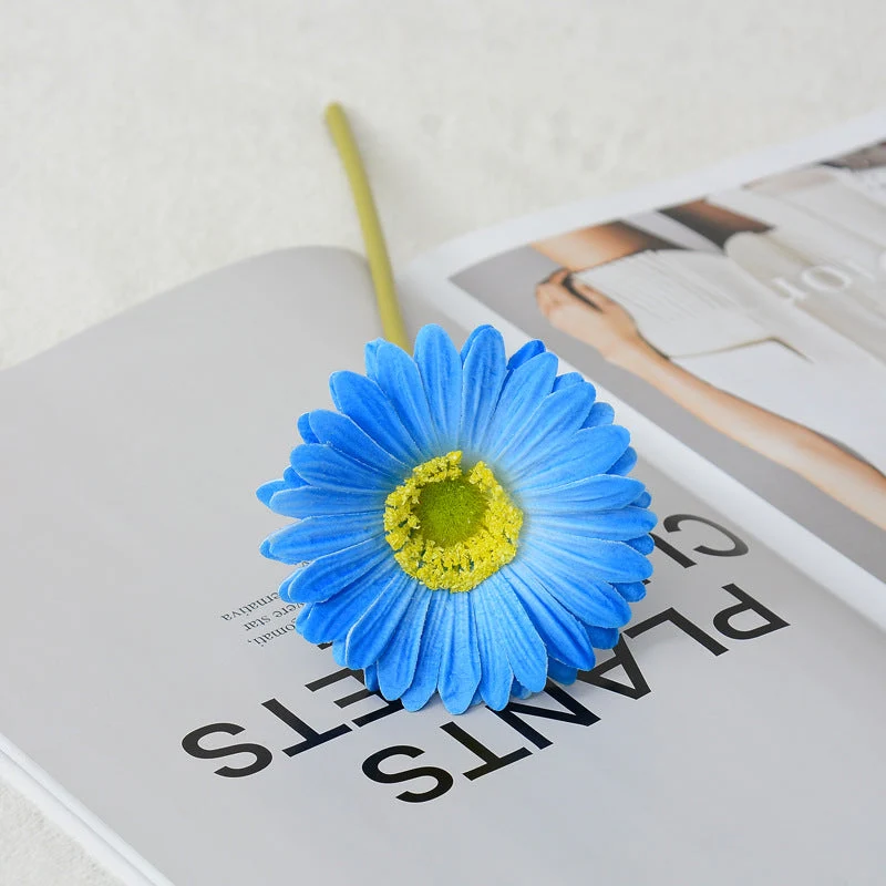 Kunstblumen Gerbera Stiel Real Touch 30 cm – Einzelstiel für Hochzeit, Tischdeko & Wohnkultur
