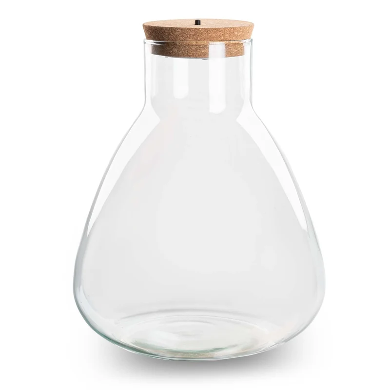 Terrariumflasche mit Beleuchtung, Sam Ø 24,5 cm 30 cm