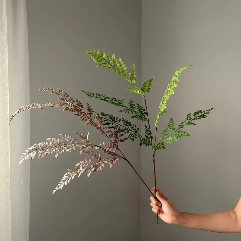 Hochwertige künstliche Blattzweige 71 cm, täuschend echt, ideal für Hochzeiten, Floristen, Innendekoration, langlebig und pflegeleicht