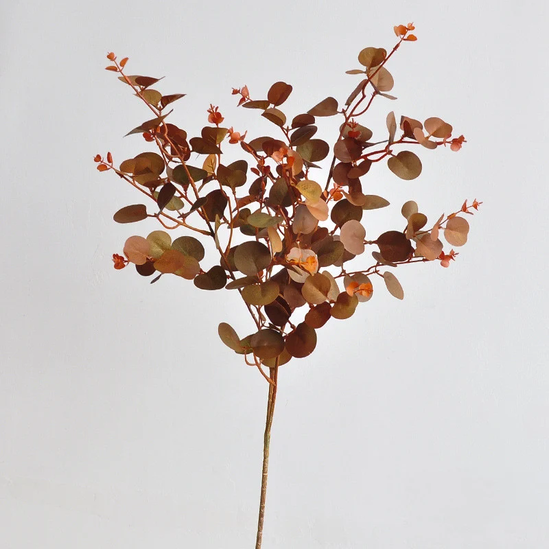 Künstliche Eukalyptus-Zweige, 75 cm, 3er-Set, langlebige Deko für Haushalt und Gewerbe, pflegeleicht, realistisch