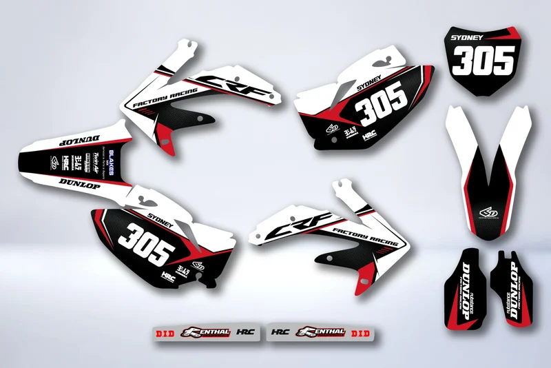 Kit Déco HONDA CRF 250 2004-2009 - DUSNOX