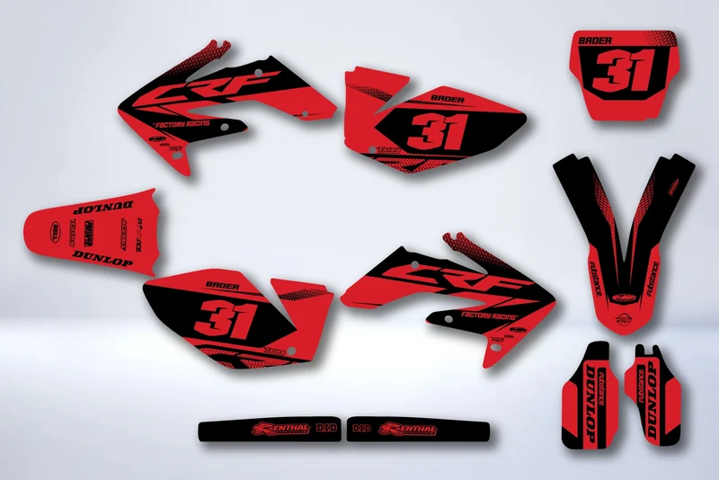 Kit Déco HONDA CRF 250 2004-2009 - NOVTON