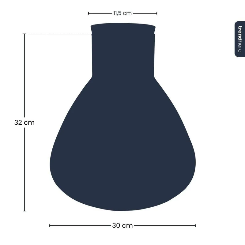 Terrariumflasche mit Beleuchtung Sam XL – Ø 30 cm, Höhe 32 cm