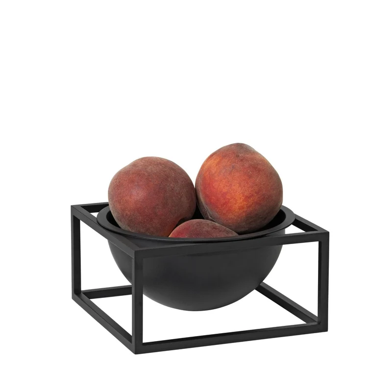 Schale Kubus Bowl Gross Schwarz - Audo