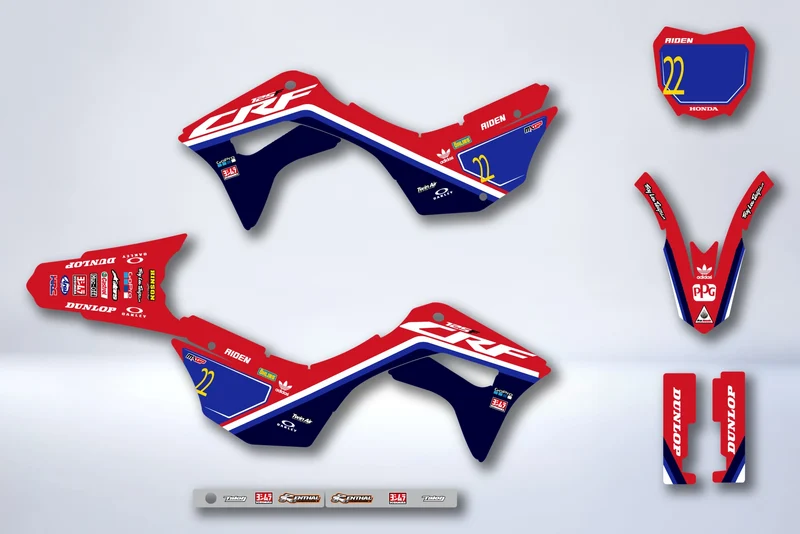 Kit Déco HONDA CRF 125 F 2019-2025 - YANMYR