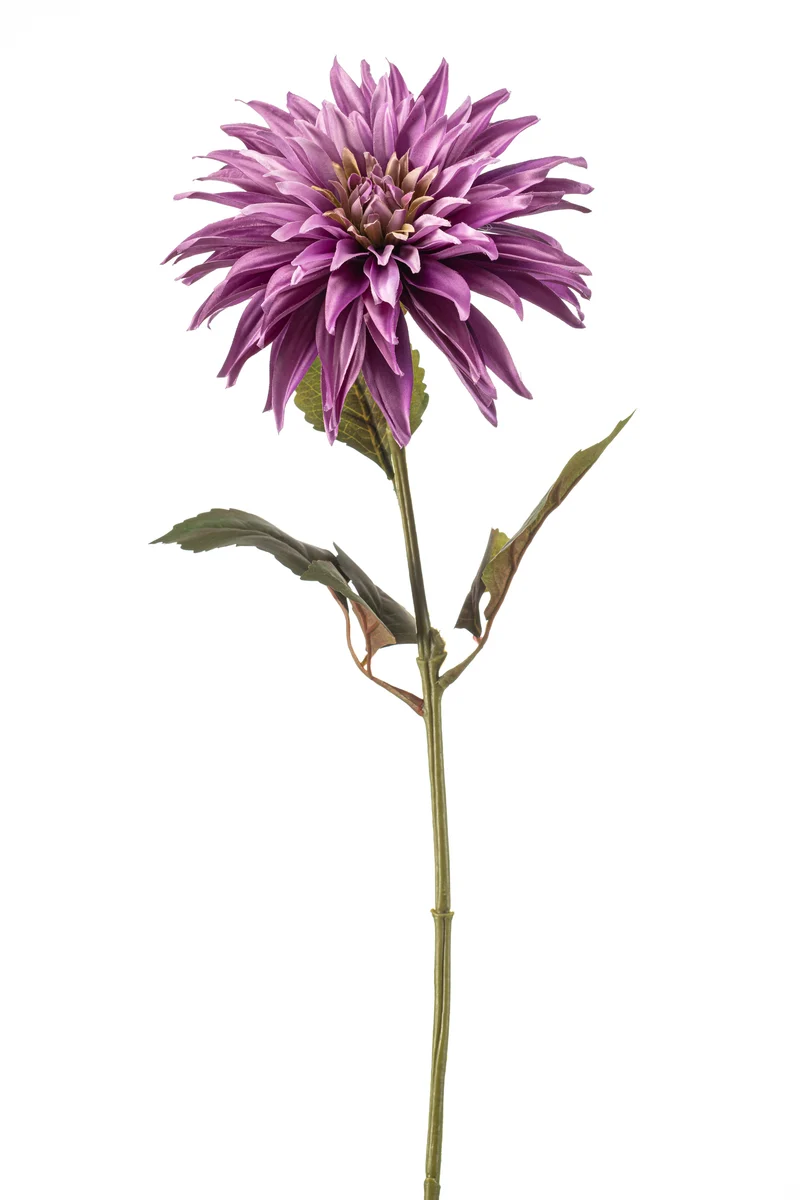 Dahlie künstlich 70 cm - 1 Stiel - Lila