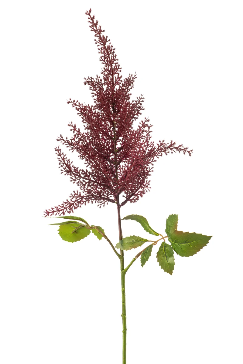 Prachtspiere künstlich 70 cm - 1 Stiel - Bordeaux