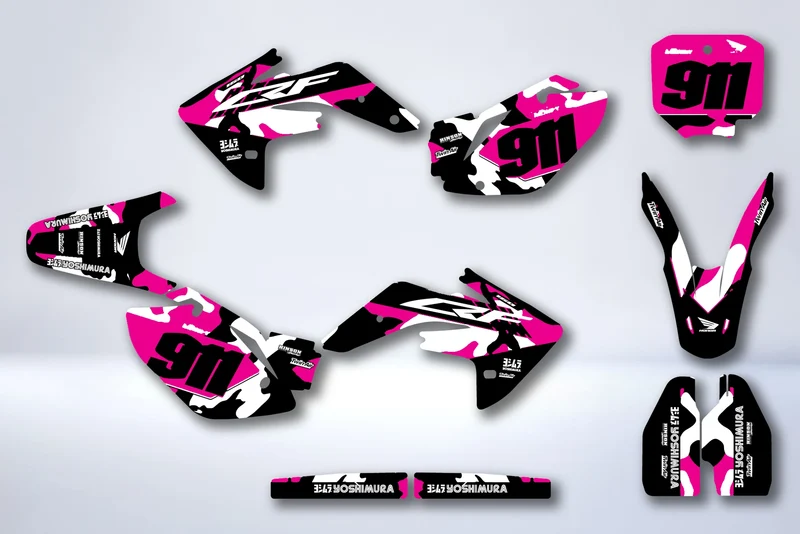 Kit Déco HONDA CRF 150 R 2007-2025 - PYRNIS