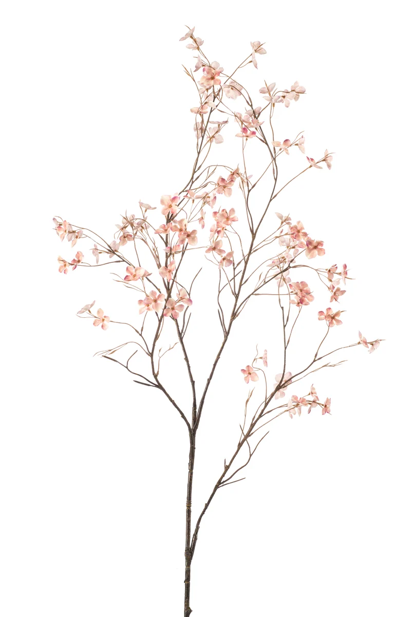 Hortensienblüte künstlich 117 cm - 1 Zweig - Rosa