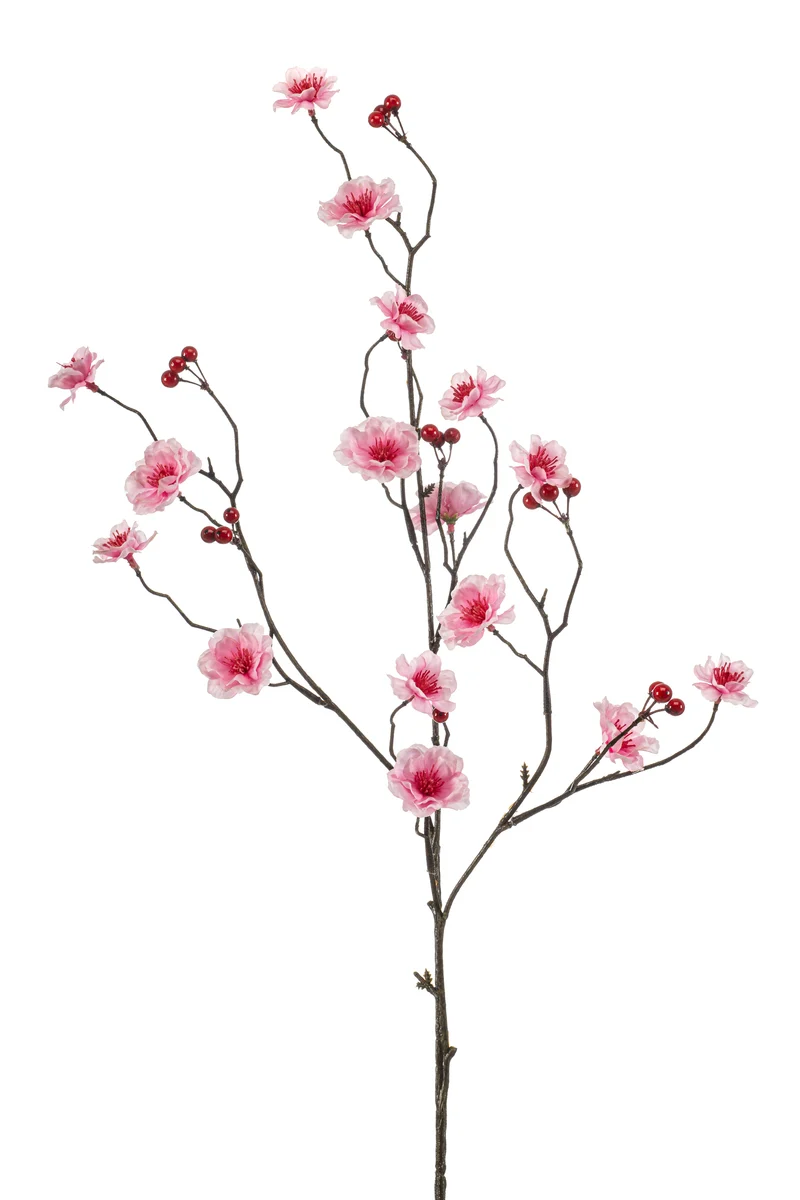 Kirschblüte künstlich klein 90 cm - 1 Zweig - Rosa