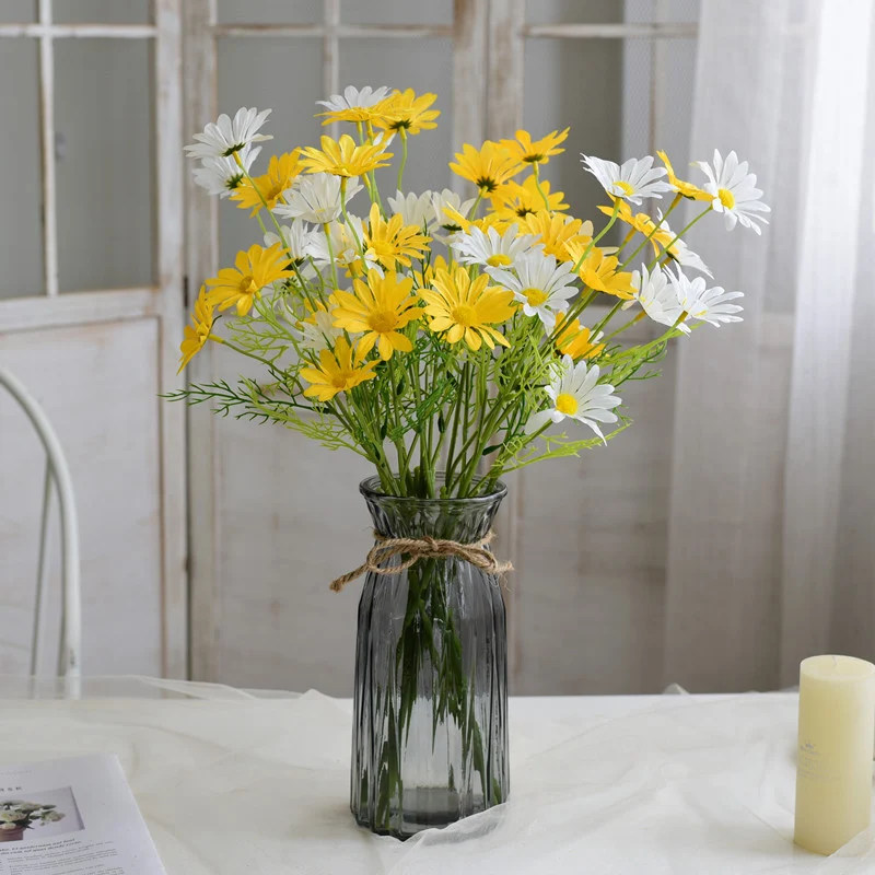 6 Stück 50 cm künstliche Gänseblümchen - Perfect für Oktoberfest & Hausdekoration