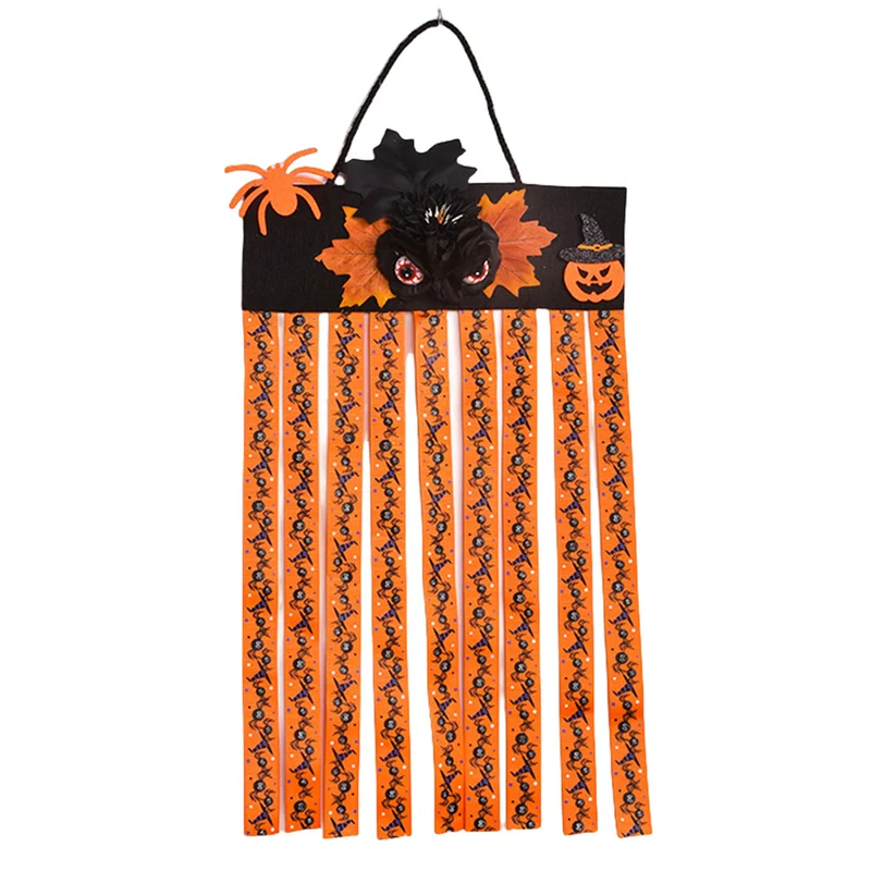 Halloween-Dekorationshänger Kürbis-Hänger Spinne-Hänger und Totenkopf-Hänger